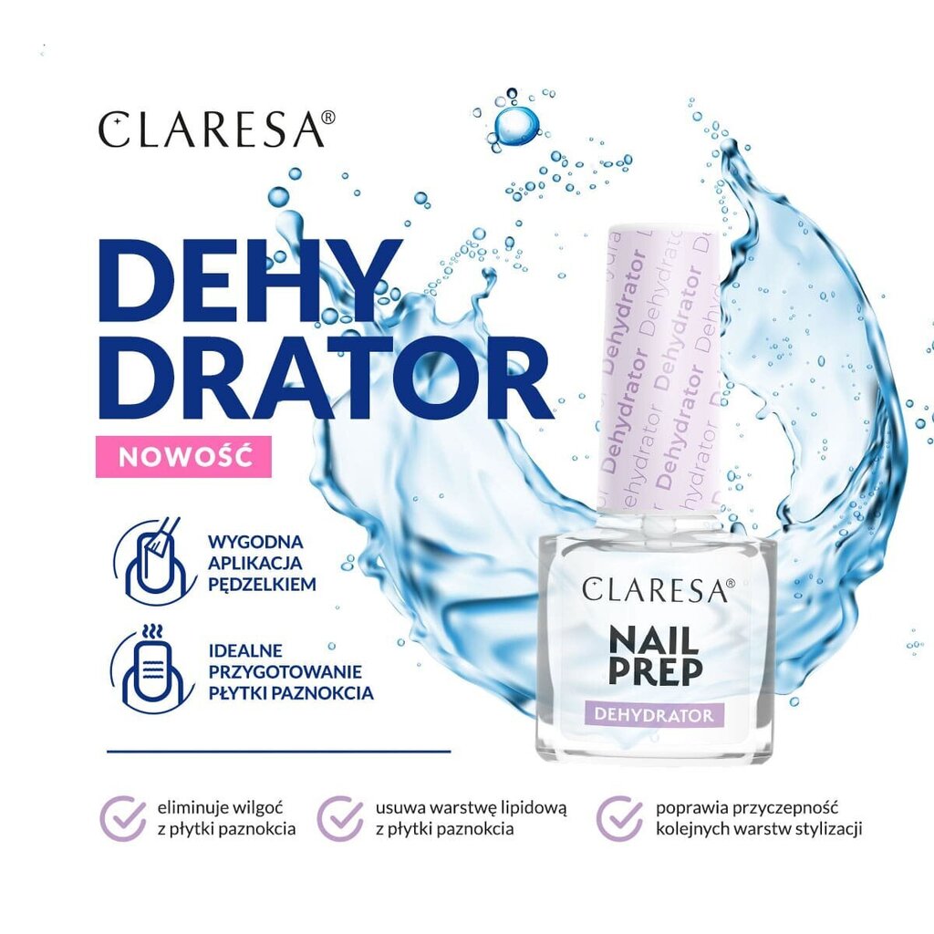 Nagu dehidratators Claresa Nail Prep Dehydrator, 5 ml цена и информация | Nagu lakas, stiprinātāji | 220.lv