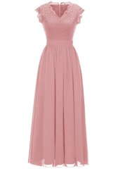 Длинное женское платье Dressystar, светло-розовое цена и информация | Платья | 220.lv