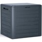 Dārza kaste Prosperplast Woodebox, 140 l, pelēka цена и информация | Komposta kastes un āra konteineri | 220.lv