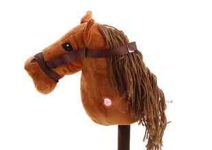 Plīša zirga galva uz nūjas Hobby Horse cena un informācija | Rotaļlietas zīdaiņiem | 220.lv