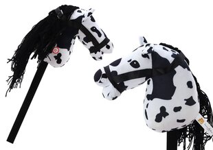 Плюшевая голова лошади на палке Hobby Horse, черно-белая цена и информация | Игрушки для малышей | 220.lv
