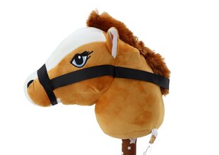 Плюшевая голова лошади на палке Hobby Horse, со звуками, коричневая цена и информация | Игрушки для малышей | 220.lv