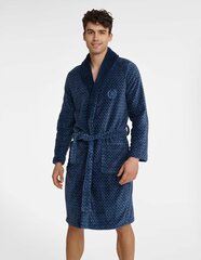 Halāts vīriešiem Henderson 40983, zils цена и информация | Мужские халаты, пижамы | 220.lv