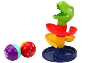 Обучающая горка с шариками Динозавр цена и информация | Игрушки для малышей | 220.lv