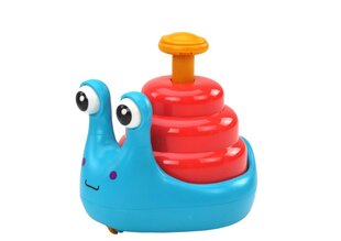 Kustīgs gliemezis Lean Toys, zils cena un informācija | Rotaļlietas zēniem | 220.lv