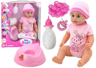 Bērnu lelle ar aksesuāriem Lean Toys, rozā cena un informācija | Rotaļlietas meitenēm | 220.lv