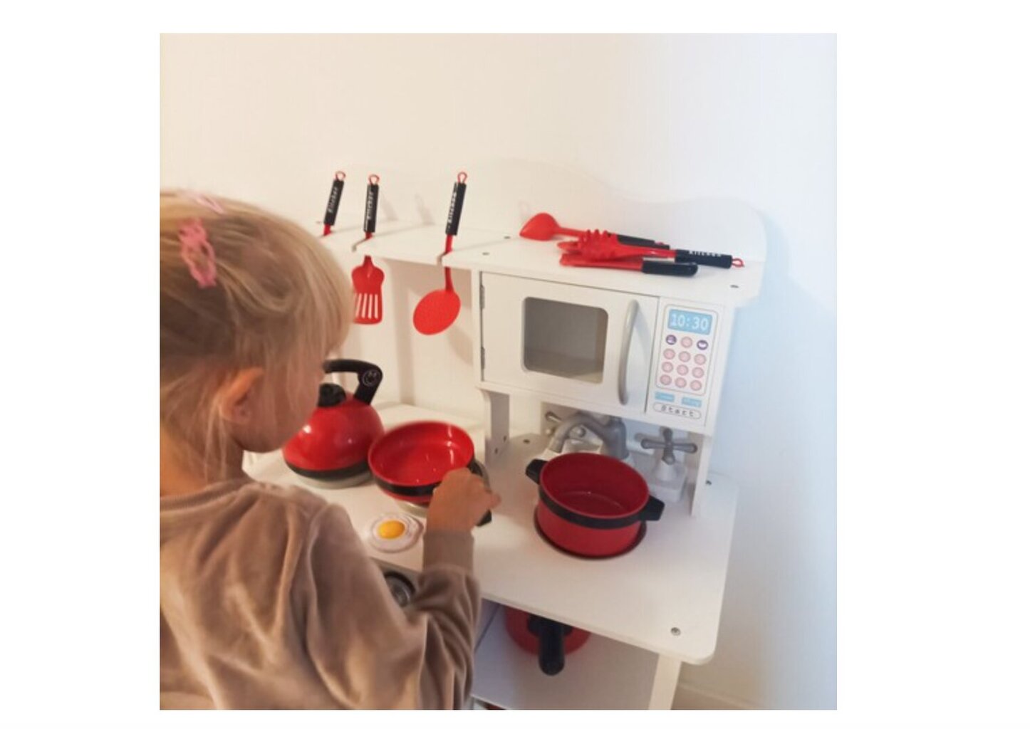 Rotaļlietu virtuves piederumu komplekts ar piederumiem Kruzzel, 13 d. cena un informācija | Rotaļlietas meitenēm | 220.lv