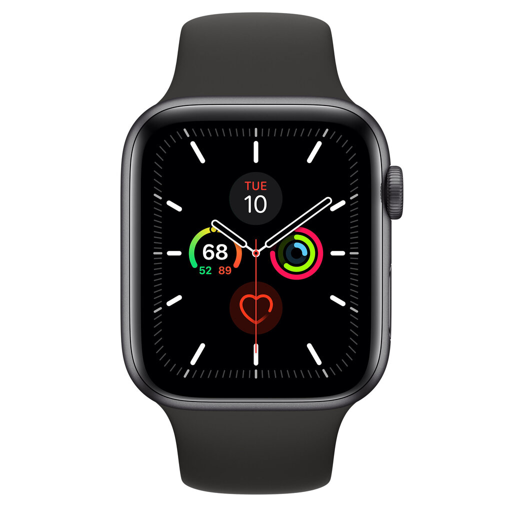 Apple Watch Series 5, melns, atjaunināts cena un informācija | Viedpulksteņi (smartwatch) | 220.lv