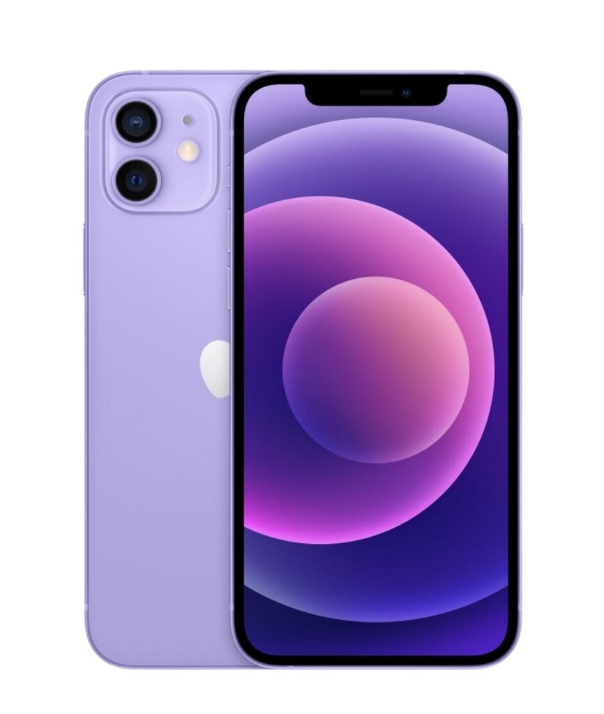 Apple iPhone 12, violets, atjaunināts cena un informācija | Mobilie telefoni | 220.lv
