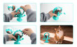 Interaktīvā kaķu dzirnaviņa Tech Zone, 13.8 x 7.4 x 16.3 cm цена и информация | Rotaļlietas kaķiem | 220.lv