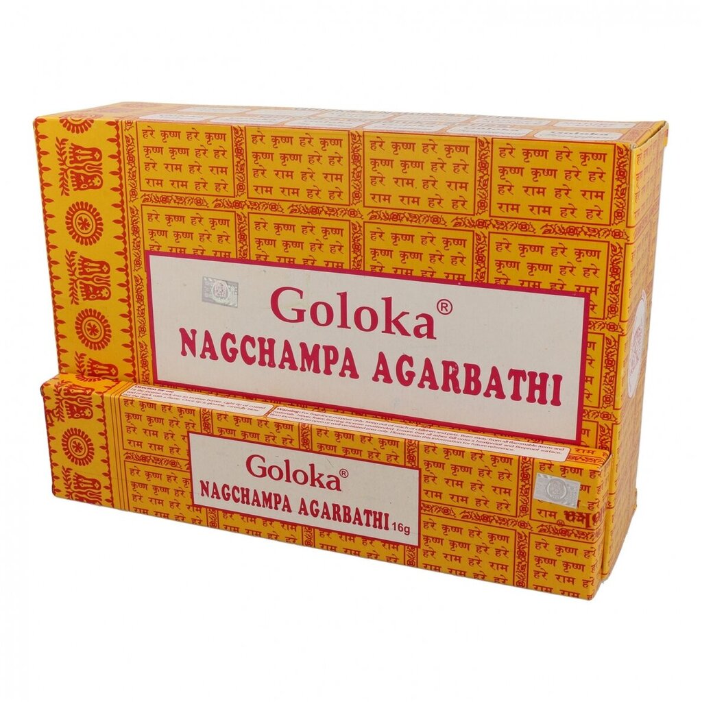 Vīraka kociņi Goloka Nag Champa, 12x16 g cena un informācija | Mājas aromāti | 220.lv