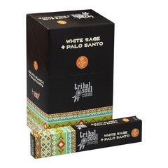 Vīraka kociņi Hari Darshan Tribal Soul White Sage + Palo Santo, 12x15 g cena un informācija | Mājas aromāti | 220.lv