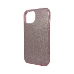 Розовый чехол для iPhone 13 с блестками 3 в 1 цена и информация | Чехлы для телефонов | 220.lv