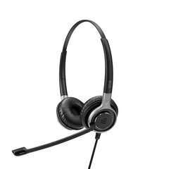 EPOS SENNHEISER SC 665 USB vadu BINAURĀLĀS AUSTIŅAS, 3,5 MM, USB, IEKŠĒJĀS ZVANU VADĪBAS MS cena un informācija | Austiņas | 220.lv