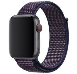 Ремешок Apple Watch из нейлона 38/40/41 - Indigo цена и информация | Smart устройства и аксессуары | 220.lv