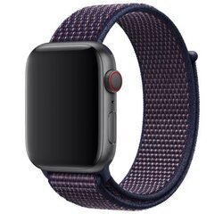 Ремешок из нейлона Apple Watch 42/44/45/49 - Indigo цена и информация | Smart устройства и аксессуары | 220.lv