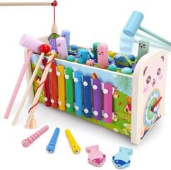 Деревянная игрушка-ксилофон Montessori Melofaver цена и информация | Развивающие игрушки | 220.lv