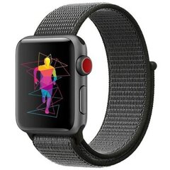 Ремешок из нейлона Apple Watch 42/44/45/49 - Dark Olive цена и информация | Smart устройства и аксессуары | 220.lv