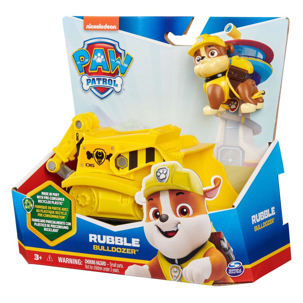 Buldozers  Spin Master Paw Patrol (Ķepu patruļa)6069057 20145147,dzeltens cena un informācija | Rotaļlietas zēniem | 220.lv