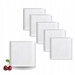 Wilmax šķīvis balts, 13x13 cm 6 gab. cena un informācija | Trauki, šķīvji, pusdienu servīzes | 220.lv