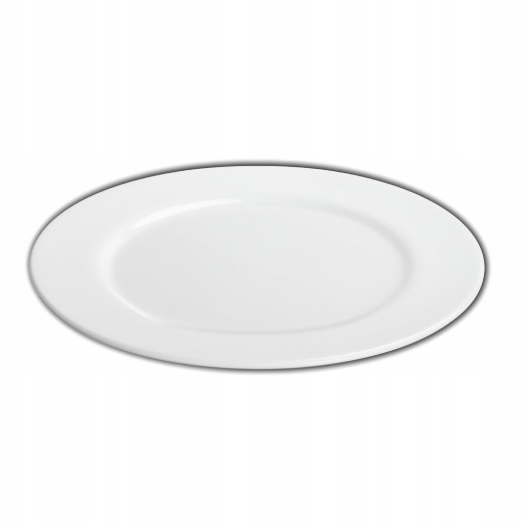 Balts profesionāls vakariņu šķīvis 30,5cm Wilmax cena un informācija | Trauki, šķīvji, pusdienu servīzes | 220.lv