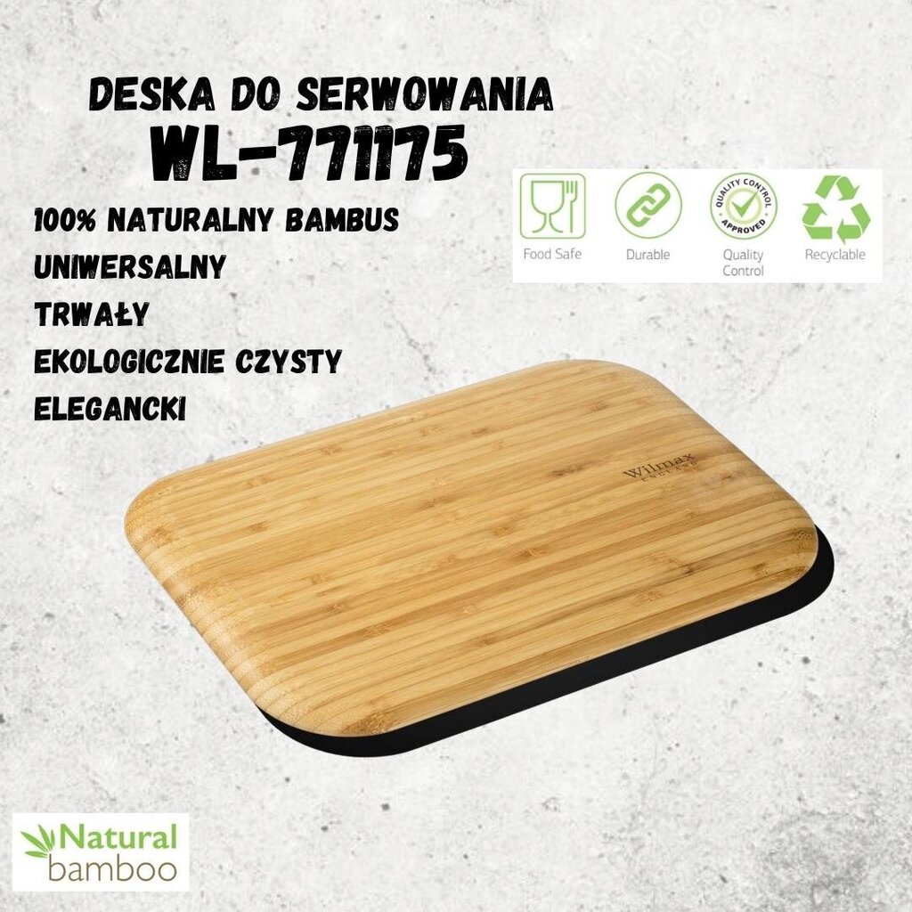 Wilmax paplāte, 35,5x25,5 cm cena un informācija | Trauki, šķīvji, pusdienu servīzes | 220.lv