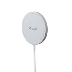 Devia Smart wireless charger magnetic15W white цена и информация | Зарядные устройства для телефонов | 220.lv