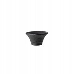 Черный фарфоровый сотейник Wilmax 7,5*4 см цена и информация | Посуда, тарелки, обеденные сервизы | 220.lv