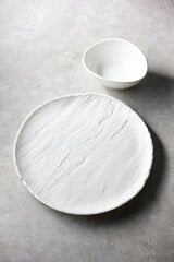 Круглая плоская обеденная тарелка бежевый фарфор Wilmax 28 см цена и информация | Посуда, тарелки, обеденные сервизы | 220.lv