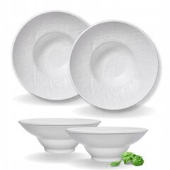 Глубокая тарелка для супа и салата 22,5 см 1100 мл Wilmax белая 2 шт цена и информация | Посуда, тарелки, обеденные сервизы | 220.lv