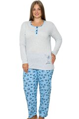 Pidžama sievietēm, zila цена и информация | Женские пижамы, ночнушки | 220.lv