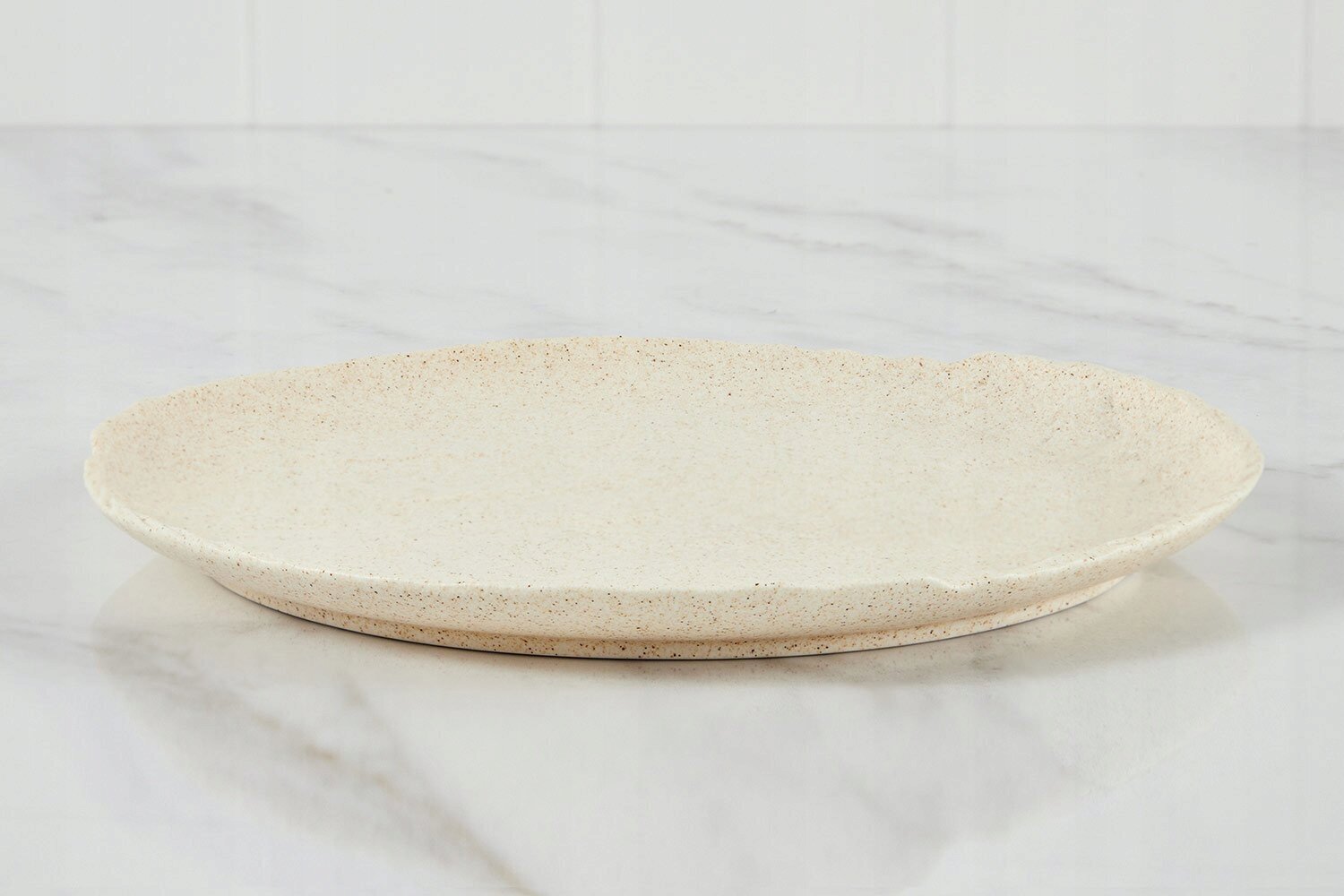 Wilmax 23 cm apaļu porcelāna smilšu pusdienu šķīvju komplekts 3 gab. cena un informācija | Trauki, šķīvji, pusdienu servīzes | 220.lv