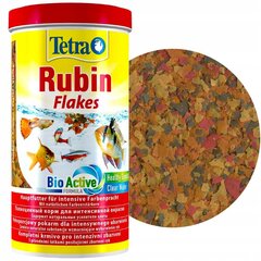 Barība zivīm Tetra Rubin, 1000 ml cena un informācija | Zivju barība | 220.lv