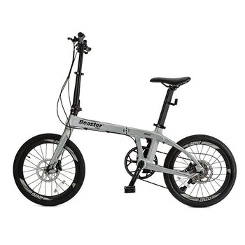 Saliekams velosipēds Beaster BS128S 20", pelēks cena un informācija | Velosipēdi | 220.lv