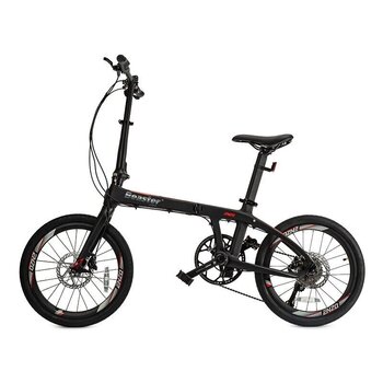 Складной велосипед Beaster BS127B 20", черный цвет цена и информация | Велосипеды | 220.lv