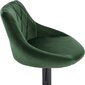 Bāra krēsls Restock Mode zaļš samta, 2gab. cena un informācija | Virtuves un ēdamistabas krēsli | 220.lv
