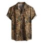 Vīriešu havajiešu krekls Voqeen, brūns cena un informācija | Vīriešu krekli | 220.lv