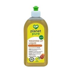 Planet Pure trauku mazgāšanas līdzeklis, 500ml cena un informācija | Trauku mazgāšanas līdzekļi | 220.lv