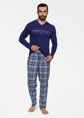 Pidžama vīriešiem Henderson, zila цена и информация | Мужские халаты, пижамы | 220.lv