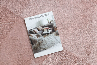 Современный ковер для стирки LINDO розовый, противоскользящий, ворсистый цена и информация | Ковры | 220.lv