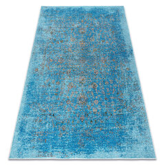Шерстяной ковер ANTIGUA 518 75 JQ500 OSTA - абстракция  гладкое плетение, синий цена и информация | Ковры | 220.lv