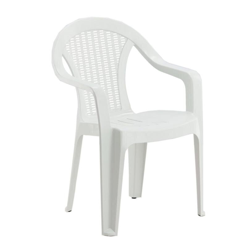 Dārza krēsls 56x42x78 cm, balts цена и информация | Dārza krēsli | 220.lv