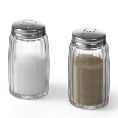 Sāls un piparu garšvielu komplekts, 2 gab. cena un informācija | Garšvielu trauki, dzirnaviņas | 220.lv