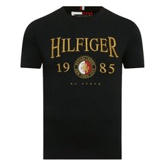 Tommy Hilfiger T-krekls vīriešiem 8720116200690, melns cena un informācija | Vīriešu T-krekli | 220.lv