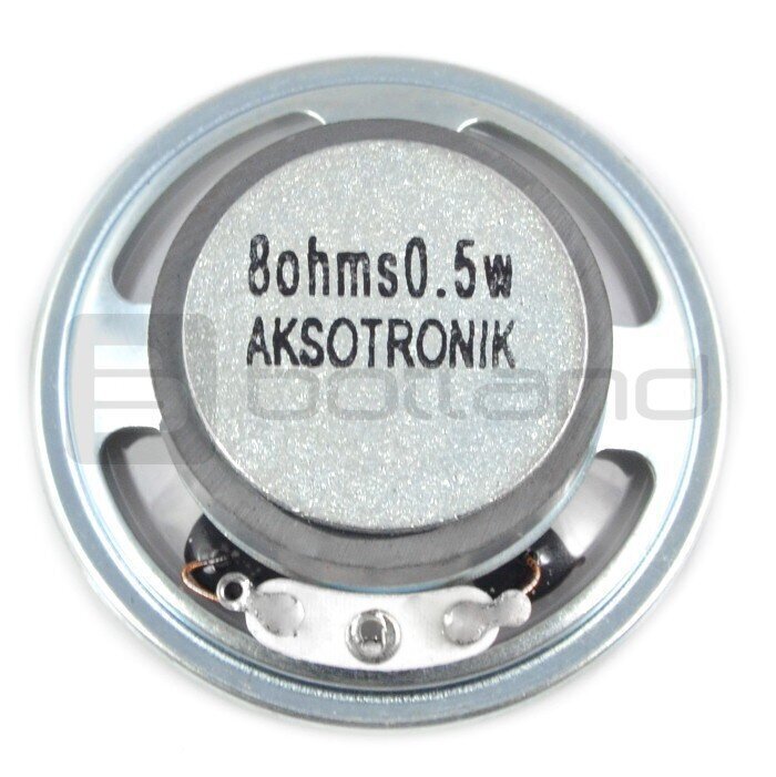 Auto skaļrunis YD50 0.5W 8Ohm - 50x17mm cena un informācija | Auto akustiskās sistēmas | 220.lv