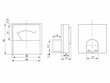 Analogais voltmetrs - panelis 91C16 mini, 15V DC cena un informācija | Auto 12V el. piederumi | 220.lv