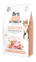 Товар с повреждением. Brit Care Cat Grain-Free Sensitive Healthy Digestion полноценный корм для кошек 7кг цена и информация | Товары с повреждениями | 220.lv