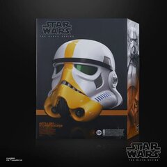 Elektroniskā ķivere Star Wars Mandalorian Black Series, dzeltena cena un informācija | Rotaļlietas zēniem | 220.lv