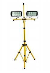 Halogēna LED lampa uz statīva Schmith Floodlight, dzeltens cena un informācija | Āra apgaismojums | 220.lv