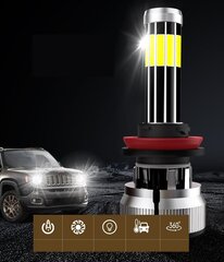 Spuldzes Led H7 X10 120W 20000Lm цена и информация | Автомобильные лампочки | 220.lv